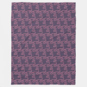 Olivia, Jouw naam Fleece Blanket Deken (Voorkant)