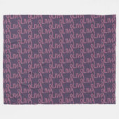 Olivia, Jouw naam Fleece Blanket Deken (Voorkant (Horizontaal))