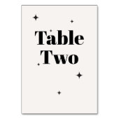 OLIVIA Modern Ivoor Celestial Bruiloft Ontbijt Kaart (Achterkant)