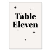 OLIVIA Modern Ivoor Celestial Bruiloft Ontbijt Kaart (Achterkant)