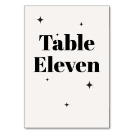 OLIVIA Modern Ivoor Celestial Bruiloft Ontbijt Kaart