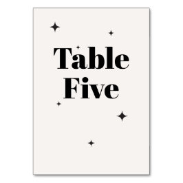 OLIVIA Modern Ivoor Celestial Bruiloft Ontbijt Kaart