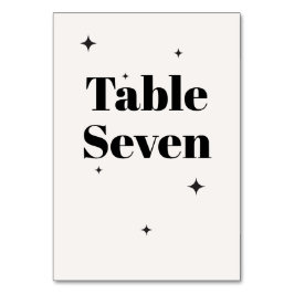 OLIVIA Modern Ivoor Celestial Bruiloft Ontbijt Kaart