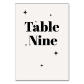 OLIVIA Modern Ivoor Celestial Bruiloft Ontbijt Kaart (Achterkant)