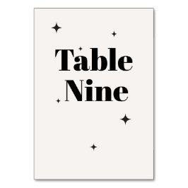 OLIVIA Modern Ivoor Celestial Bruiloft Ontbijt Kaart