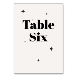 OLIVIA Modern Ivoor Celestial Bruiloft Ontbijt Kaart