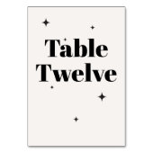 OLIVIA Modern Ivoor Celestial Bruiloft Ontbijt Kaart (Achterkant)