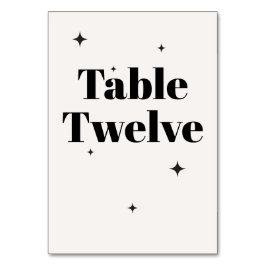 OLIVIA Modern Ivoor Celestial Bruiloft Ontbijt Kaart