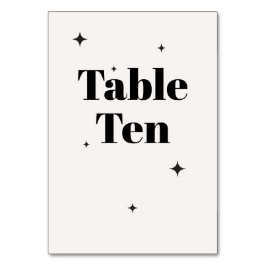 OLIVIA Modern Ivoor Celestial Bruiloft Ontbijt Kaart