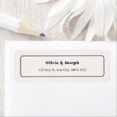 OLIVIA Modern Ivoor RSVP Retouradres Label (Insitu)