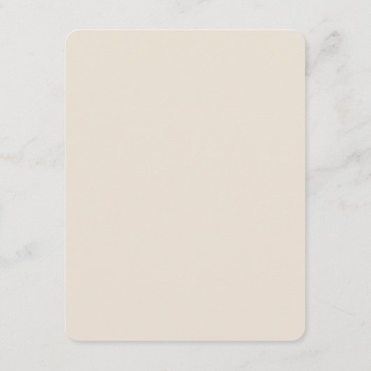 OLIVIA Moderne Ivory Celestial Enclosure Kaart (Achterkant)