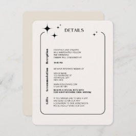 OLIVIA Moderne Ivory Celestial Enclosure Kaart