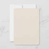 OLIVIA Moderne Ivory Celestial RSVP Response Kaart (Achterkant)