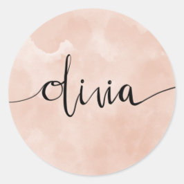 Olivia Naam Hand Lettered Sticker