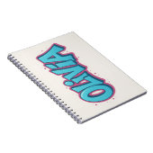 Olivia naam kunst notitieboek (Rechterzijde)