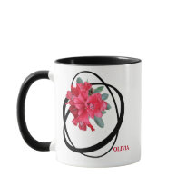  Olivia naam romantische rode bloemenstijl