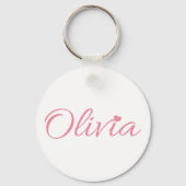 Olivia naam sleutelhanger (Voorkant)