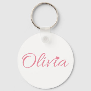 Olivia naam sleutelhanger