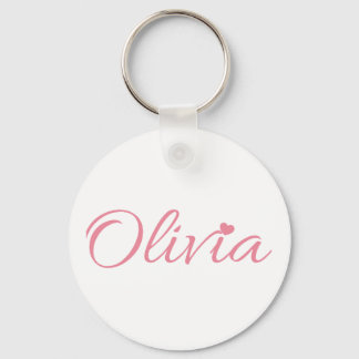 Olivia naam sleutelhanger