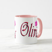 Olivia Name Logo, Mok (Voorkant rechts)