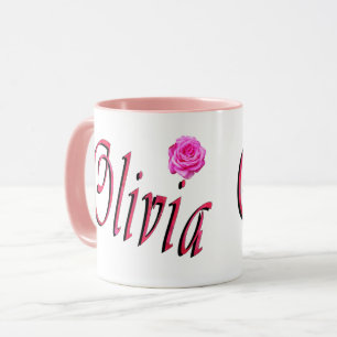Olivia Name Logo, Mok