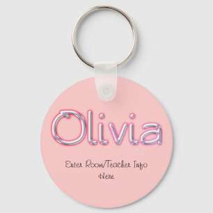 Olivia Name Tag Sleutelhanger