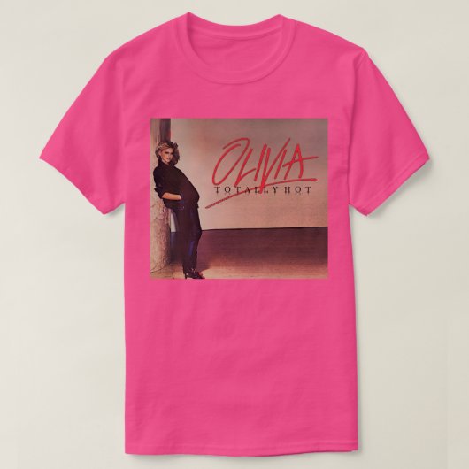 Olivia NewtonJohn Totaal Hot Album T-shirt (Design voorkant)