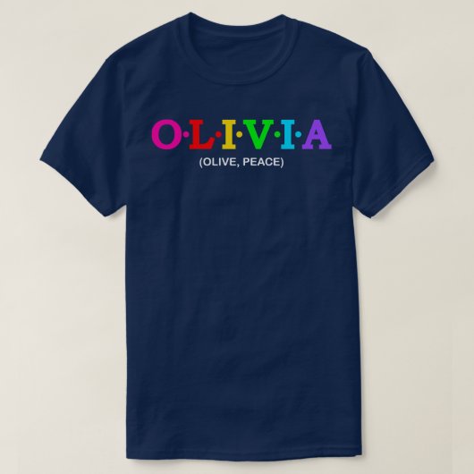 Olivia Olive Peace T-shirt (Design voorkant)