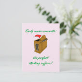 Olivia Organ Christmas Stocking Feestdagenkaart (Staand voorkant)