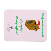 Olivia Organ Christmas Stocking Magneet (Horizontaal)