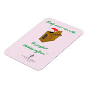 Olivia Organ Christmas Stocking Magneet (Linkerzijde)