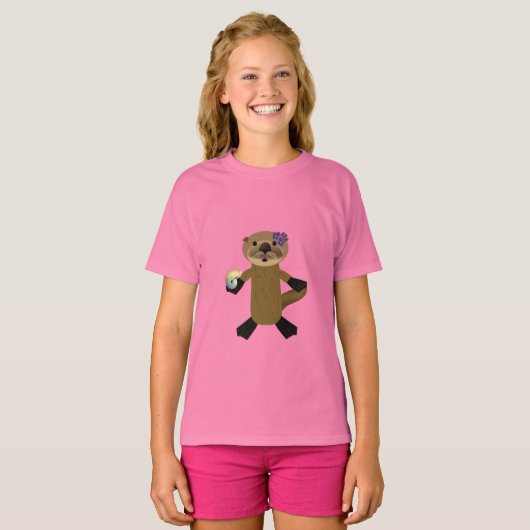 Olivia Otter T-shirt (Voorkant volledig)