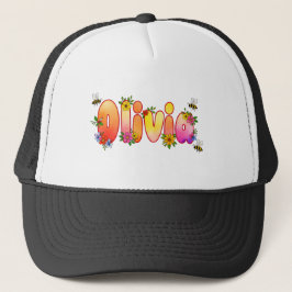 Olivia - personalised hats for her trucker pet