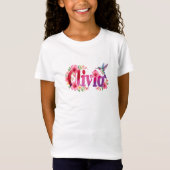 Olivia - Personalised Shirt  - For Kids (Voorkant)
