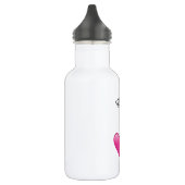 Olivia Personalized Hearts Water Bottle Waterfles (Links)