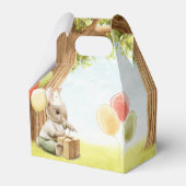 Olivia Pigsley - Pig Baby shower Favor Box Bedankdoosjes (Achterkant)