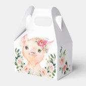 Olivia Pigsley - Varken Baby shower Bedankdoosjes (Achterkant)
