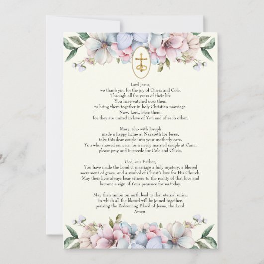 Olivia Prayer Kaarten (Voorkant)