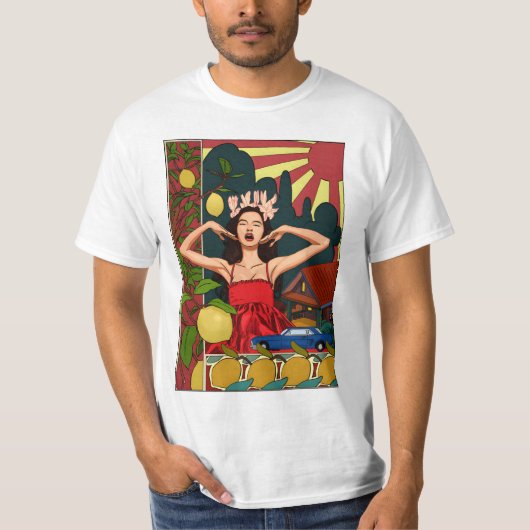 Olivia Rodrigo art nouveau T-shirt (Voorkant)