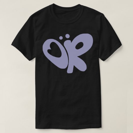 olivia rodrigo purple butterfly logo Sticker  T-shirt (Design voorkant)