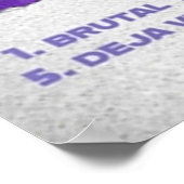 Olivia Rodrigo Sour Album Poster (Hoek)