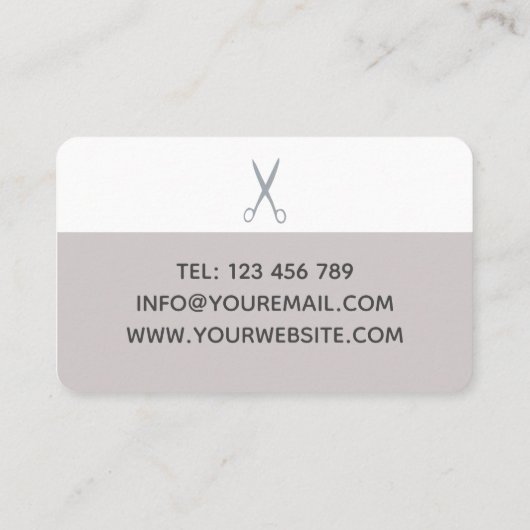 Olivia Seamstress Visitekaartje (Achterkant)