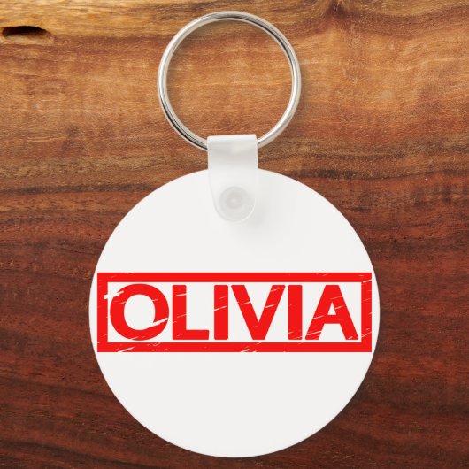 Olivia Stempel Sleutelhanger (Voorkant)
