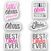Olivia Sticker Pack (Voorkant)