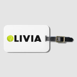 Olivia Tennis Bagagelabel