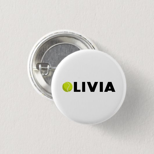 Olivia Tennis Ronde Button 3,2 Cm (Voorkant /achterkant)