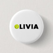 Olivia Tennis Ronde Button 3,2 Cm (Voorkant)