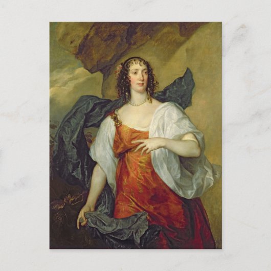 Olivia, Wife of Endymion Porter, c.1637 Briefkaart (Voorkant)