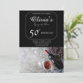 "Olivia's 50ste verjaardag bash: ouder worden als Kaart (Staand voorkant)