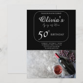 "Olivia's 50ste verjaardag bash: ouder worden als Kaart (Voorkant / Achterkant)